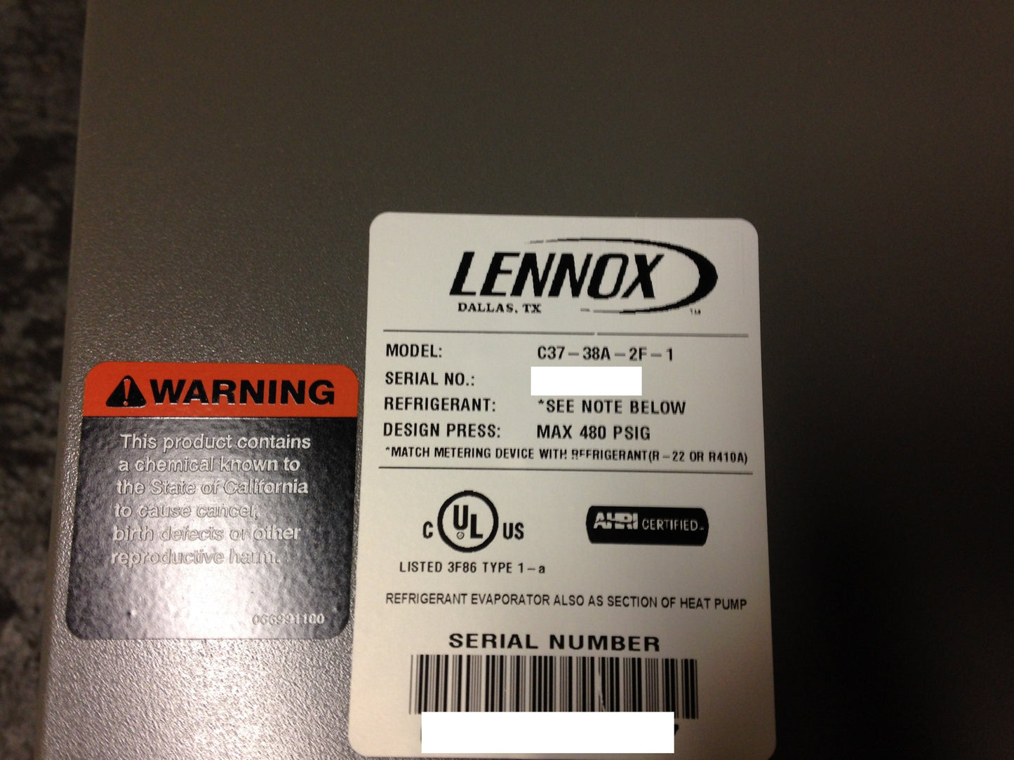 50,000 BTU 1-Stg Upflow/Horizontal Gas Furnace 80% and 3 Ton Upflow Cased A Coil