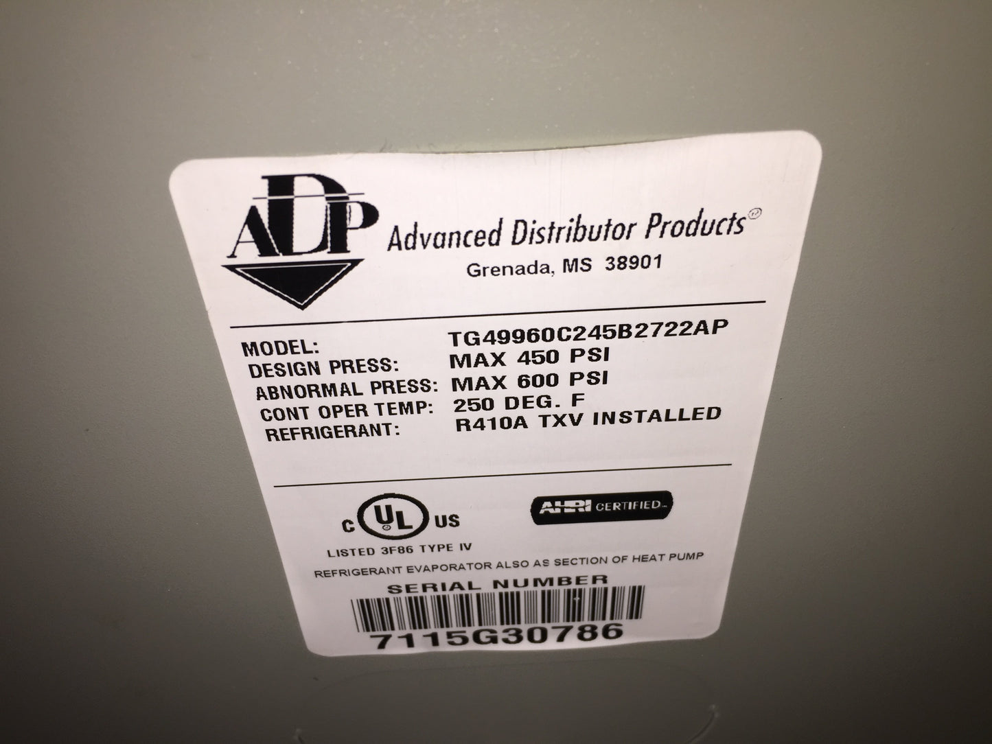 125,000 BTU 1-Stg Upflow/Horizontal Gas Furnace 80% and 5 Ton Multiposition Cased A Coil