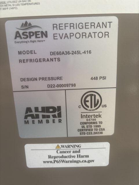 5 Ton AC/HP Upflow/Horizontal Cased A Coil, R410A CFM 2000