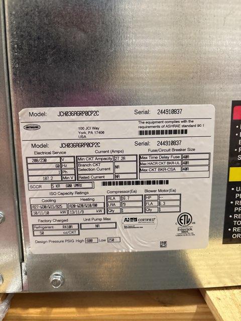 3 Ton Two-Stage ECM Horizontal Geothermal Heat Pump 208-230/60/1 R410A 21 EER