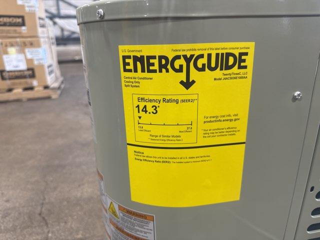 3 Ton Single-Stage Split-System Air Conditioner 208-230/60/1 R410A 14.3 SEER2