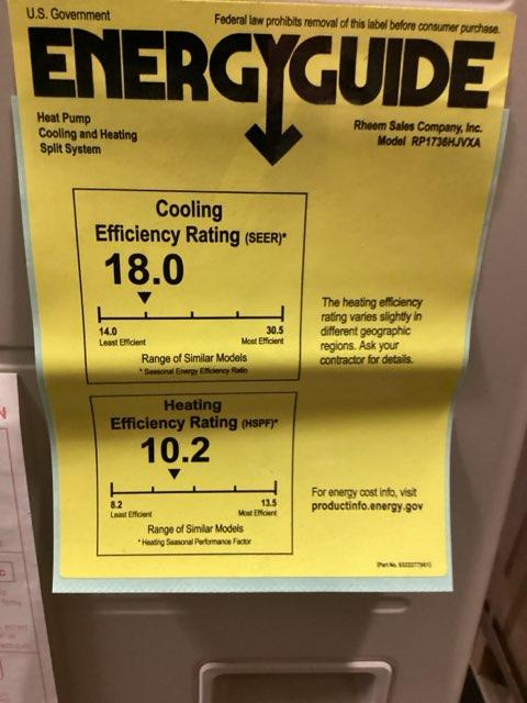 3 Ton Inverter Split-System Communicating Heat Pump 208-230/60/1 R410A 18 SEER