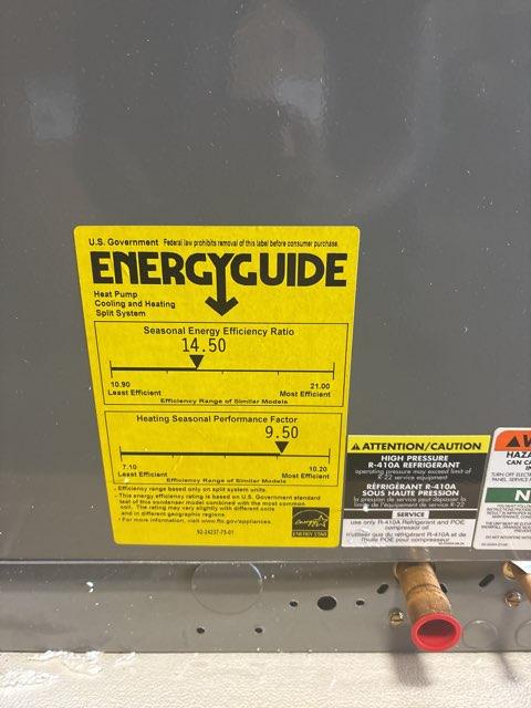 5 Ton Single-Stage Split-System Communicating Heat Pump 208-230/60/1 R410A 15 SEER