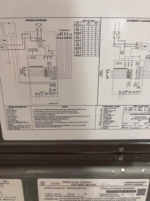 3 Ton AC/HP ECM Communicating Multiposition Air Handler 208-240/60/1 R-410A CFM 1378
