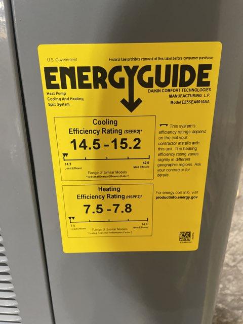 5 Ton Single-Stage Split-System Heat Pump 208-230/60/1 R410A 15.2 SEER2