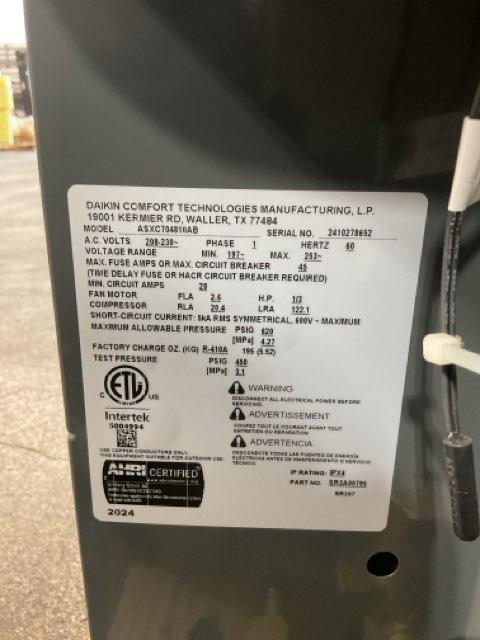 4 Ton Two-Stage Split-System Communicating Air Conditioner 208-230/60/1 R410A 17 SEER2