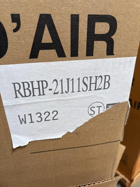 3 Ton AC/HP ECM Upflow/Horizontal Air Handler With 10 KW Heat, 208-240/60/1 R-410A CFM 1269