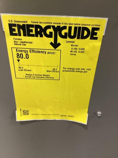 110,000 BTU 2-Stg Up/Horz ECM Variable Speed Comm Compatible Gas Furnace 80% 120/60/1 CFM: 2220