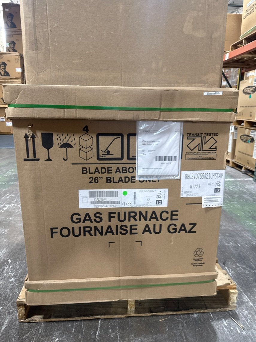 75,000 BTU Two-Stage Up/Horz ECM Variable Speed Communicating Gas Furnace 80% 115/60/1 CFM: 1980