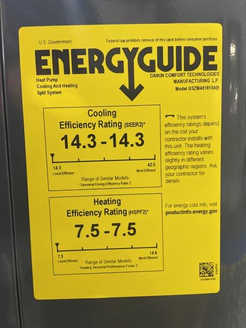 1.5 Ton Single-Stage Split-System Heat Pump 208-230/60/1 R410A 14.3 SEER2