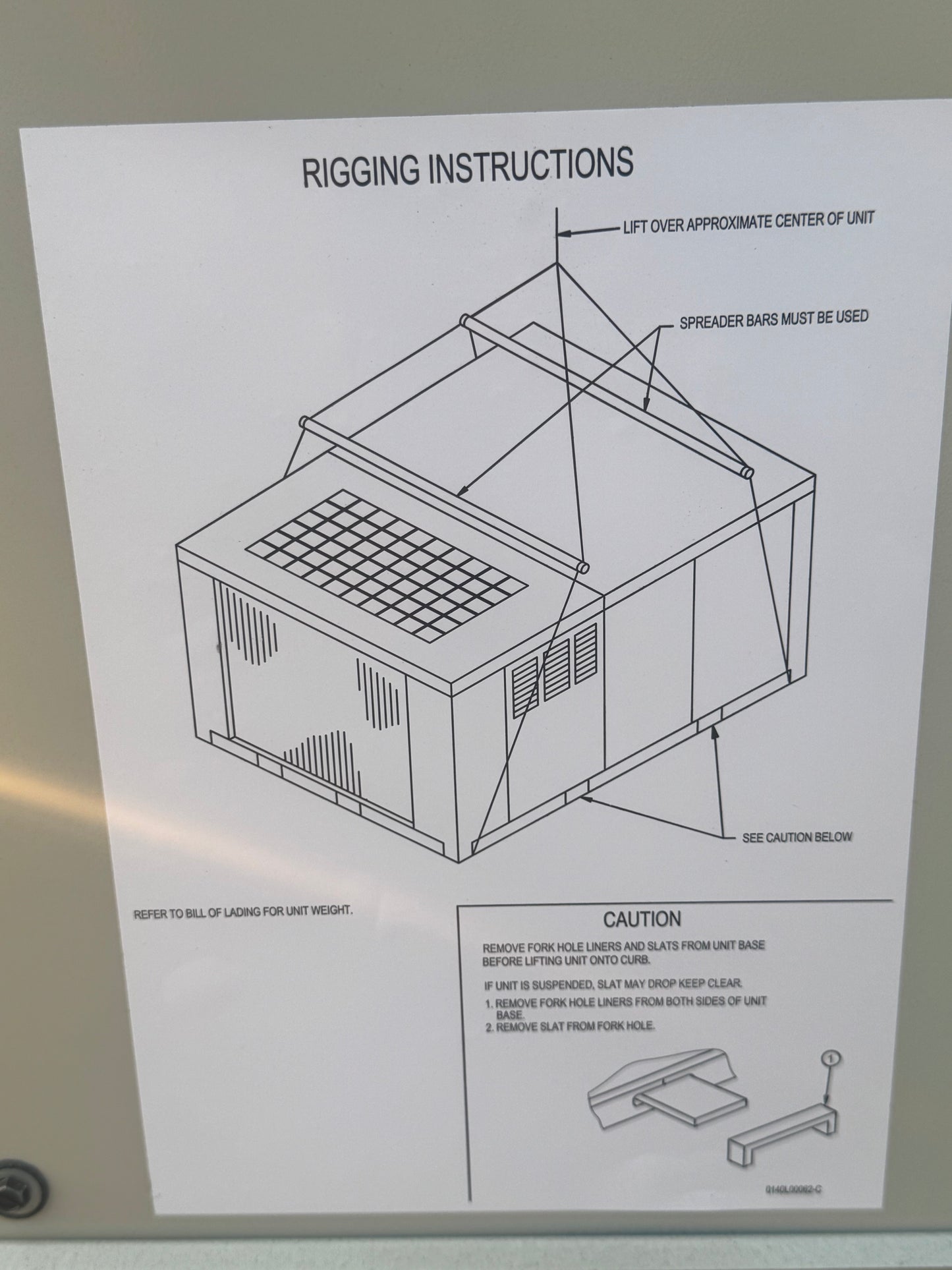 5 Ton Single-Stage Convertible Packaged Heat Pump Unit, 13.4 SEER2, 208-230/60/3, R410A