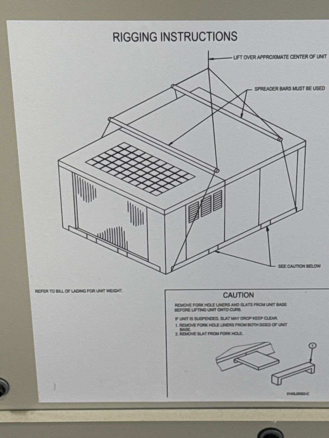 6 Ton Two-Stage Convertible Packaged Air Conditioning Unit, 12.1 EER, 460/60/3, R410A