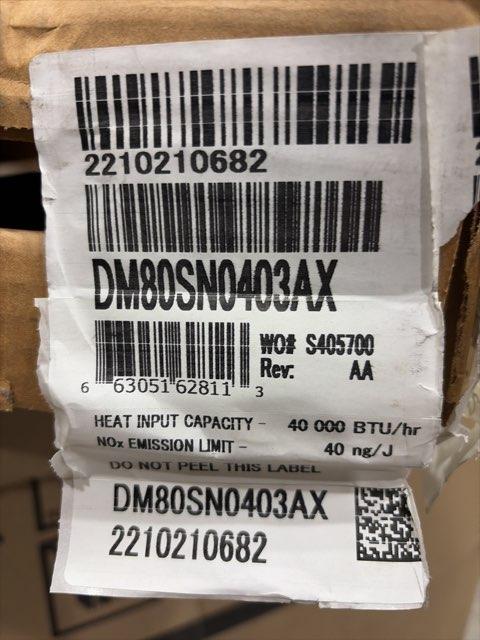 40,000 BTU Low NOx Single-Stage Upflow/Horizontal ECM Multi Speed Gas Furnace 80% 115/60/1 CFM: 1200