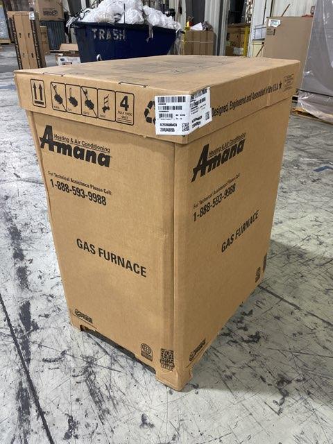 80,000 BTU Single-Stage Downflow/Horizontal ECM Multi Speed Gas Furnace 96% AFUE 115/60/1 CFM: 1600