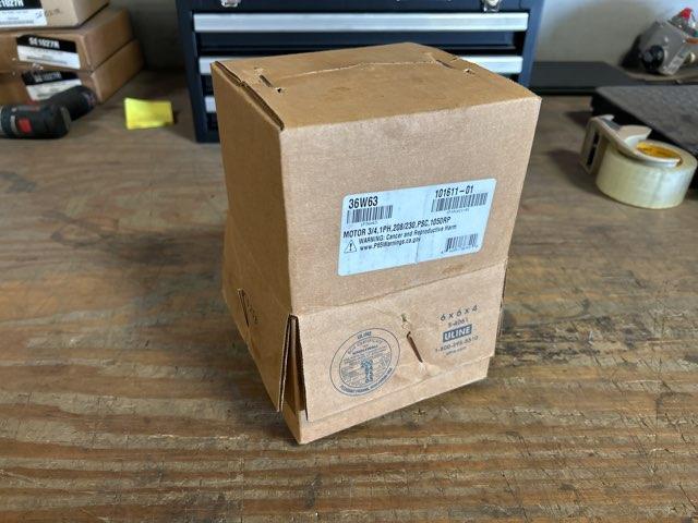 3/4 HP Fan Motor 208-230/60/1 1050 Rpm 1 Speed 5 Amps