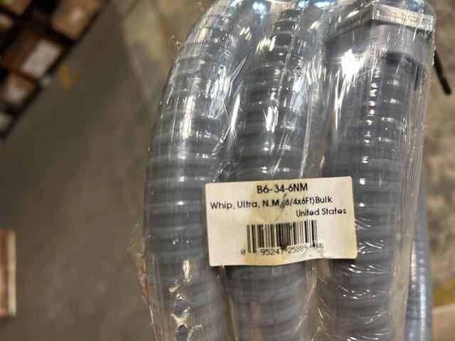 3/4" X 6' Non-Metallic Electrical Whip, #8 Wire