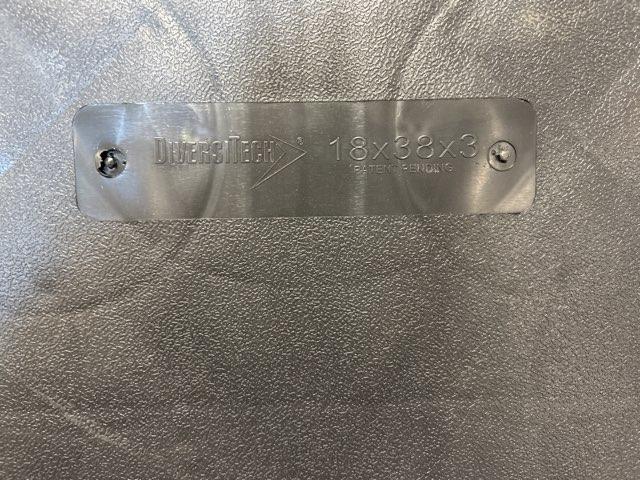 EcoPad 18 x 38 x 3 Inch Black Plastic Equipment Pad