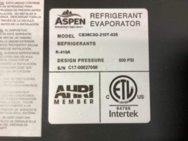 3 Ton AC/HP Horizontal Cased Flat Coil, R410A CFM 1200