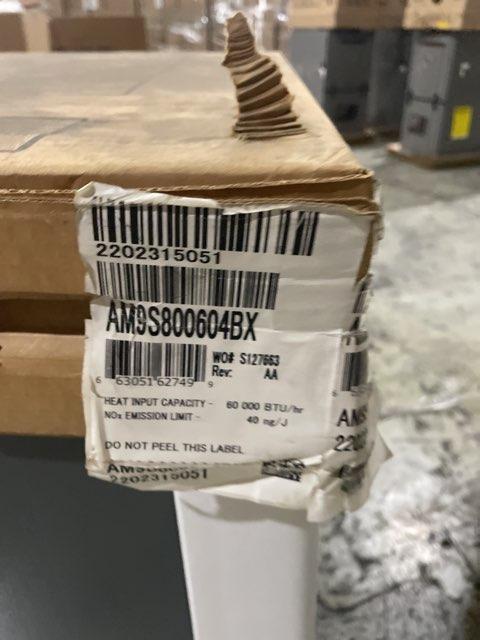 60,000 BTU Low NOx Single-Stage Upflow/Horizontal ECM Multi Speed Gas Furnace 80% 115/60/1 CFM: 1600