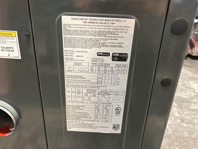 4 Ton Single-Stage Convertible Natural Gas/Electric Packaged Unit, 13.4 SEER2, 208-230/60/1, R410A