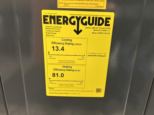 5 Ton Two-Stage Convertible Natural Gas/Electric Packaged Unit, 13.4 SEER2, 208-230/60/1, R410A