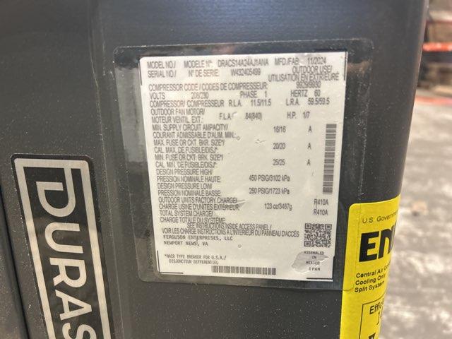 2 Ton Single-Stage Split-System Air Conditioner 208-230/60/1 R410A 14.3 SEER2