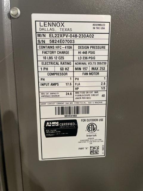 4 Ton Variable Speed Split-System Communicating Compatible Heat Pump 208-230/60/1 R410A 22 SEER2