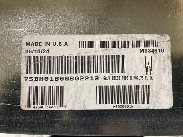 Fusible Link Rectangle Fire Damper 18X8