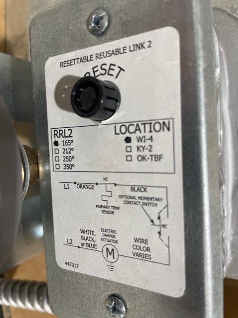 Honeywell Electronic Fire Damper 10"X16", 50-60 Hertz, 120-230volts, 1 Phase