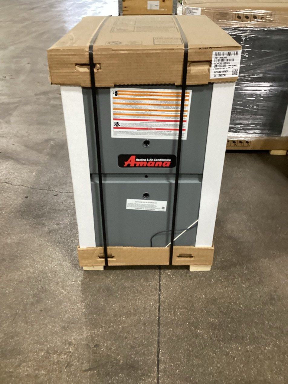 100,000 BTU Low NOx 2-Stage Down/Horz ECM Var Spd Comm Compatible Gas Furnace 80% 115/60/1 CFM: 2000