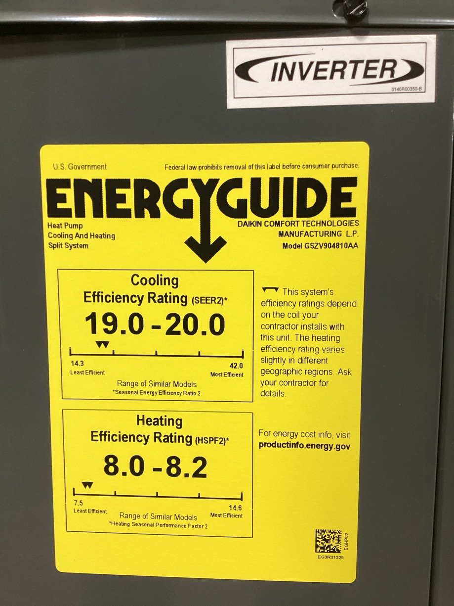 4 Ton Inverter Split-System Communicating Compatible Heat Pump 208-230/60/1 R410A 19.5 SEER2