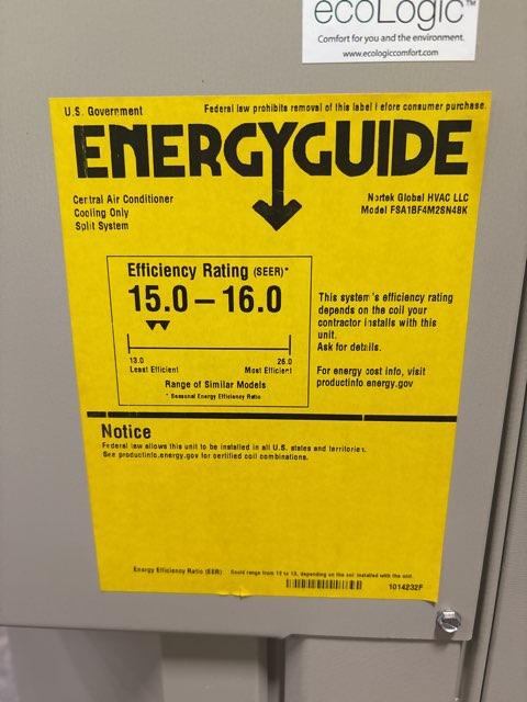 4 Ton Two-Stage Split-System Air Conditioner 208-230/60/1 R410A 16 SEER