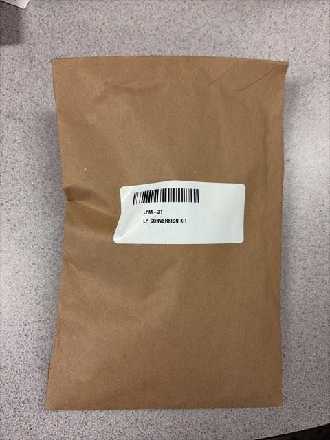 Natural To Propane Conversion Kit, 80%, Single Stage