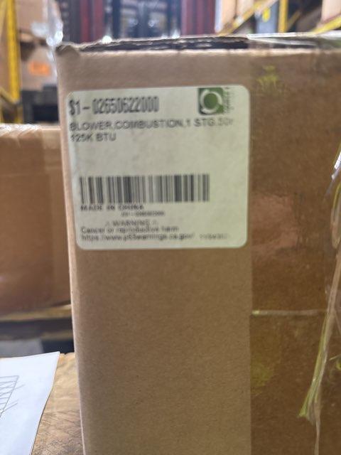 Combustion Blower, Single Stage, 208-230/60/1, 3450 RPM