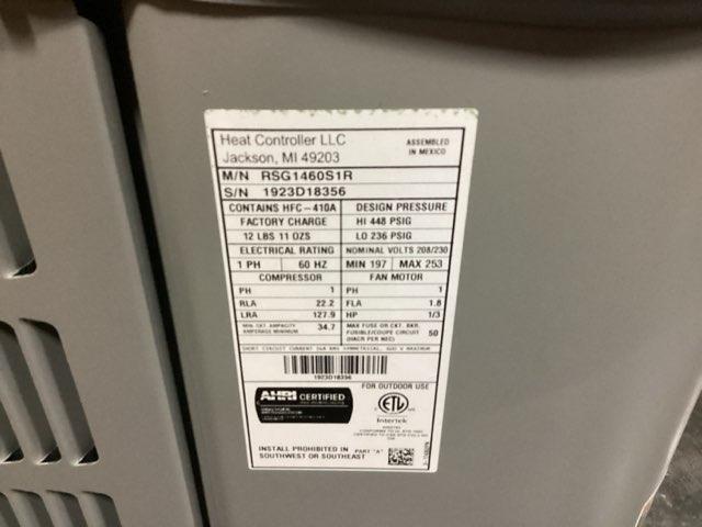 5 Ton Single-Stage Split-System Air Conditioner 208-230/60/1 R410A 14 SEER