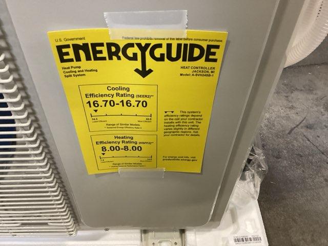 24,000 BTU Single-Zone Outdoor Inverter Heat Pump Mini Split Unit, 16.5 SEER 208-230/60/1 R-410A