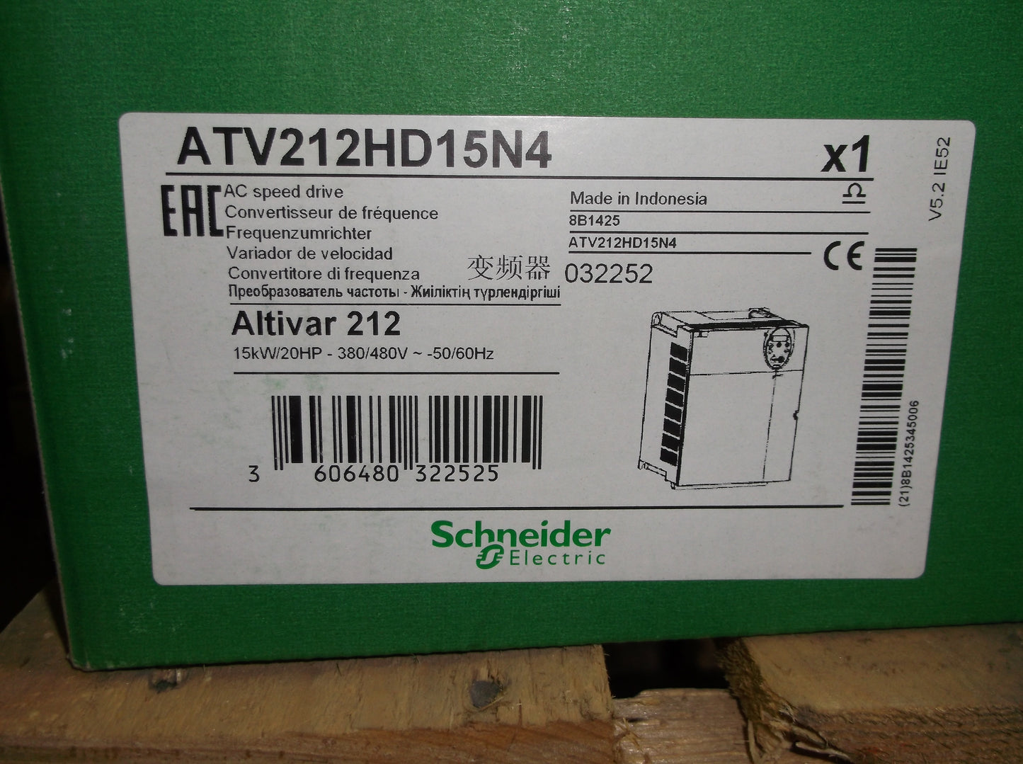 20HP AC VARIABLE FREQUENCY DRIVE 380-480/50-60/3