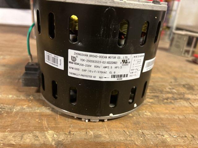1/3 HP Blower Motor 208-230/60/1 1000 Rpm 3 Speed