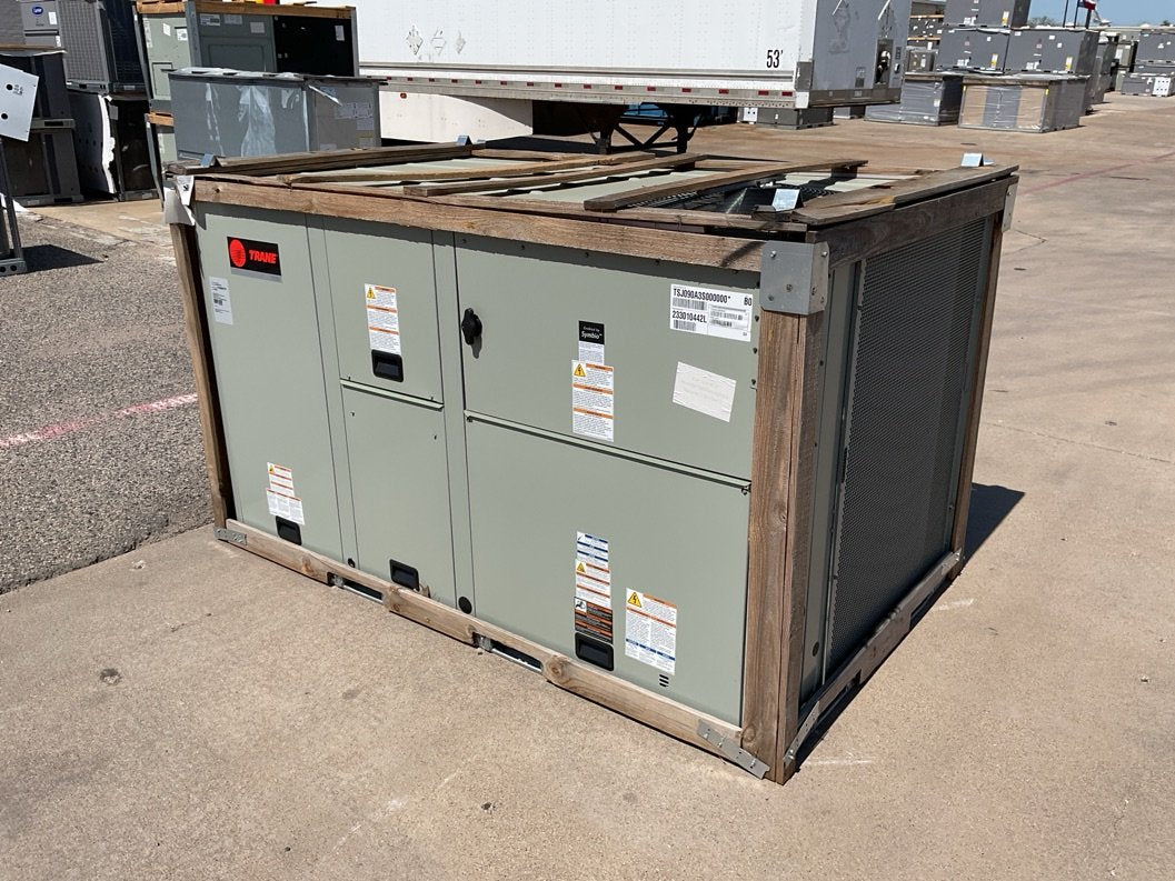 7.5 Ton Three-Stage Convertible Packaged Air Conditioning Unit, 11.2 EER, 208-230/60/3, R410A