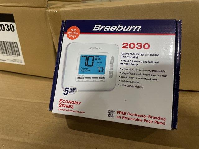 1 Heat/1 Cool, 7-Day, 2-5 Day Programmable 24 V Heat Pump/Conventional Thermostat