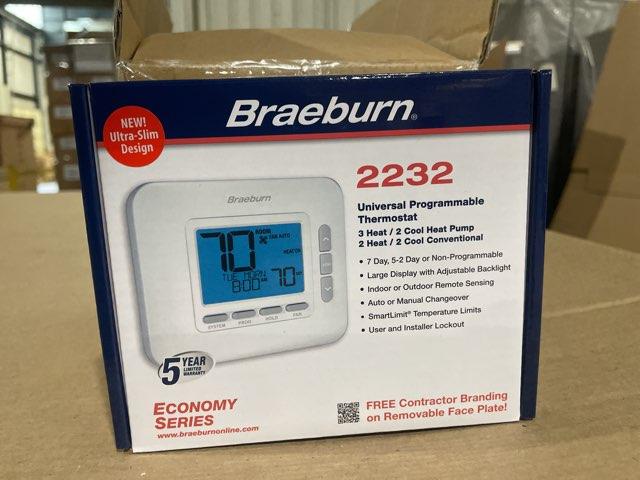 3 Heat/2 Cool, 7-Day, 2-5 Day Programmable Multi-Stage 24 V Heat Pump/Conventional Thermostat