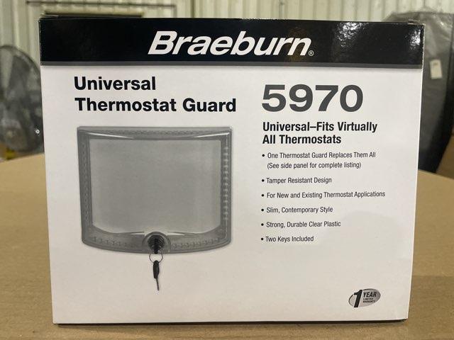 Universal Thermostat Guard, Clear Plastic