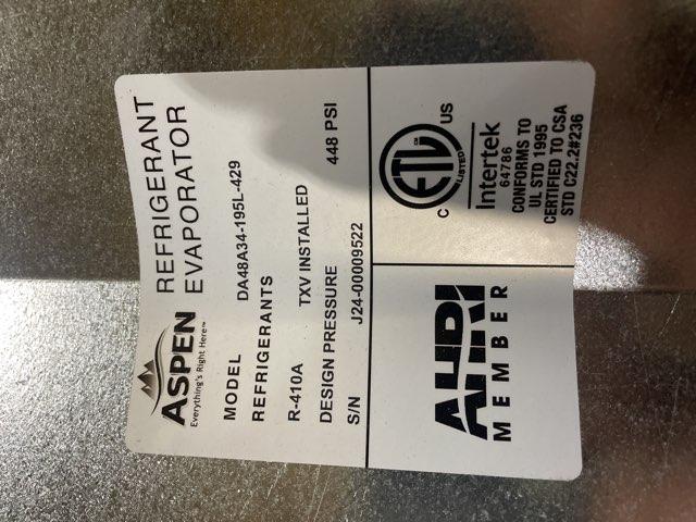 4 Ton AC/HP Upflow Uncased A Coil, R410A CFM 1600