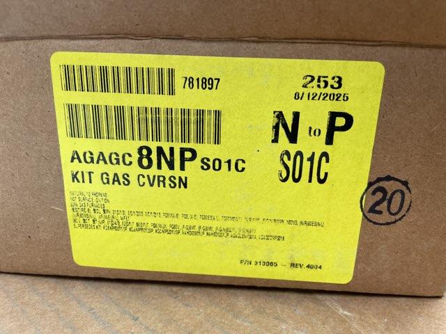 Natural Gas to Propane Gas Conversion Kit for (80%) Condensing Furnaces