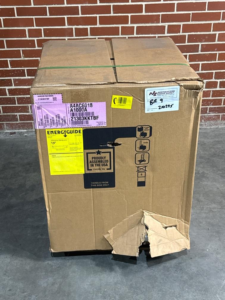1.5 Ton Single-Stage Split-System Air Conditioner 208-230/60/1 R410A 16 SEER