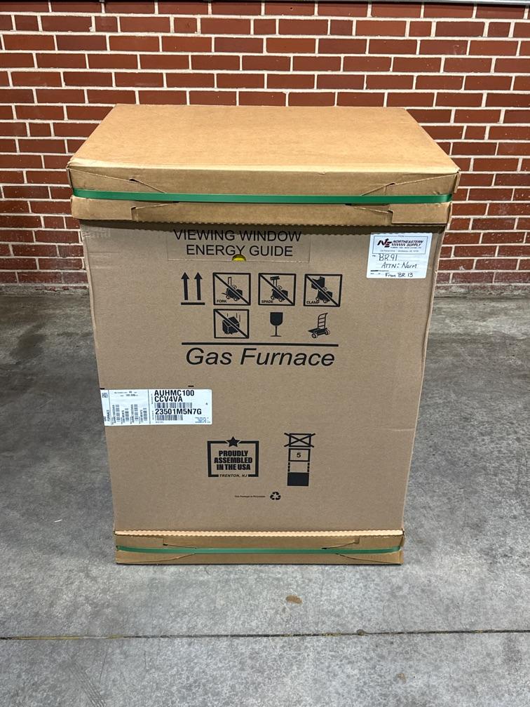 100,000 BTU Modulating Upflow/Horizontal ECM Var Spd Comm Comp Gas Furnace 96% 115/60/1 CFM: 1807