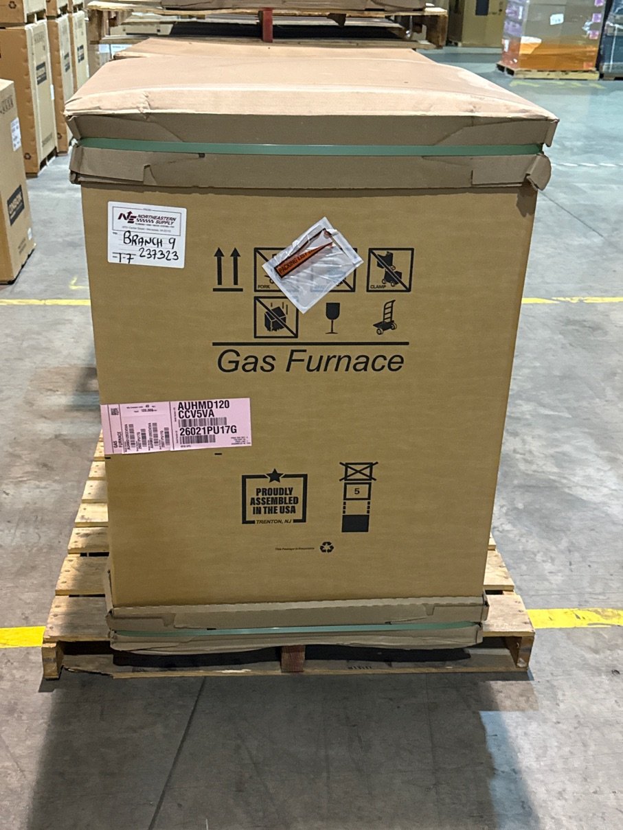 120,000 BTU Modulating Downflow/Horizontal ECM Var Spd Comm Comp Gas Furnace 95% 115/60/1 CFM: 2002