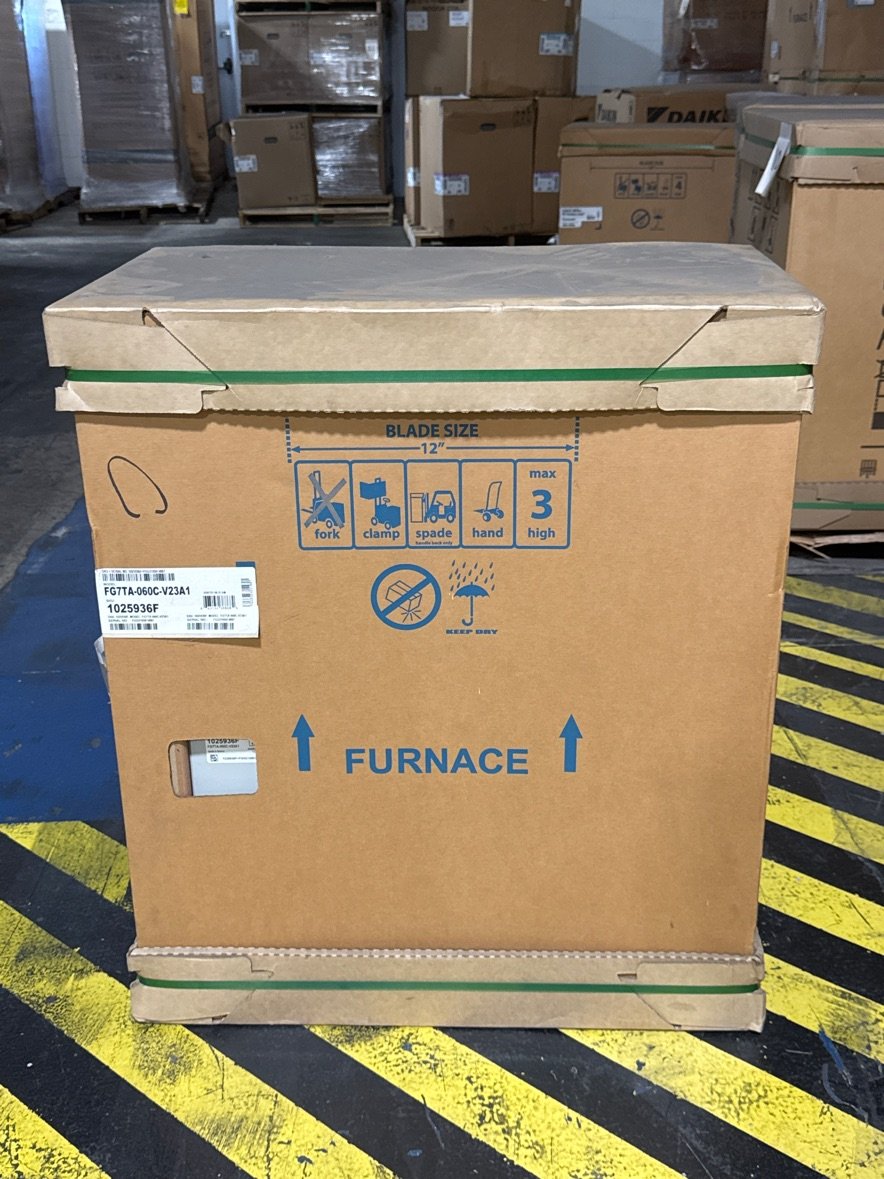 60,000 BTU Low NOx Two-Stage Upflow/Horizontal ECM Variable Speed Gas Furnace 80% 115/60/1 CFM: 1440