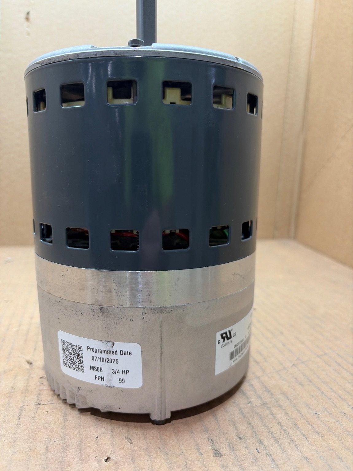 3/4 HP ECM Blower Motor 460/50-60/1 1050 Rpm 1 Speed