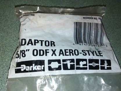 ADAPTOR, 5/8" ODF X AERO-STYLE
